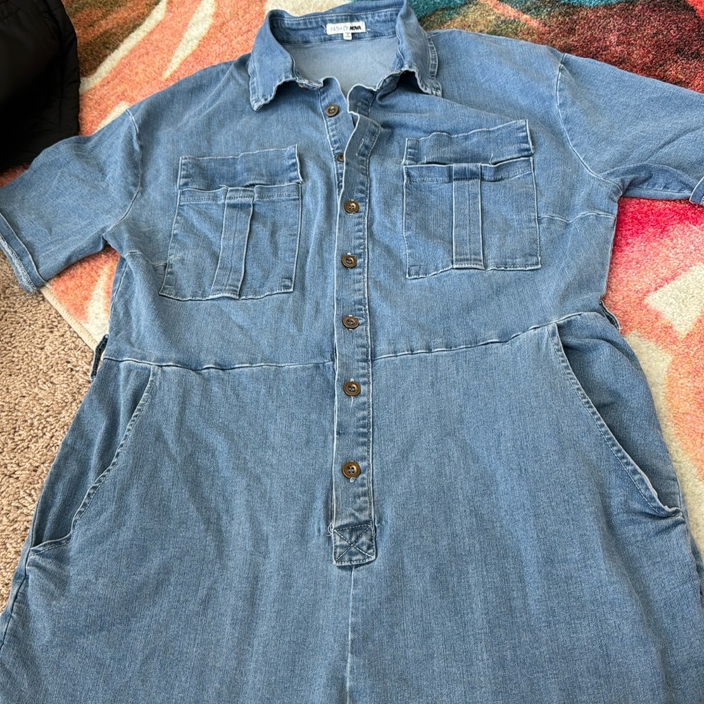 Blue Jean Romper